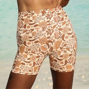 KAVALA Rhodes Biker Shorts Tuscany Floral Size Small